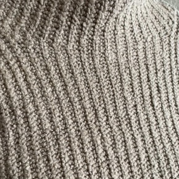Anthropologie Margaret Knitted Mock Neck Sweater Size Small Beige - Picture 7 of 7
